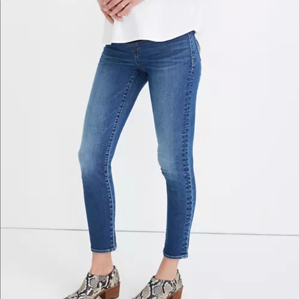 Madewell maternity over-the-belly skinny crops